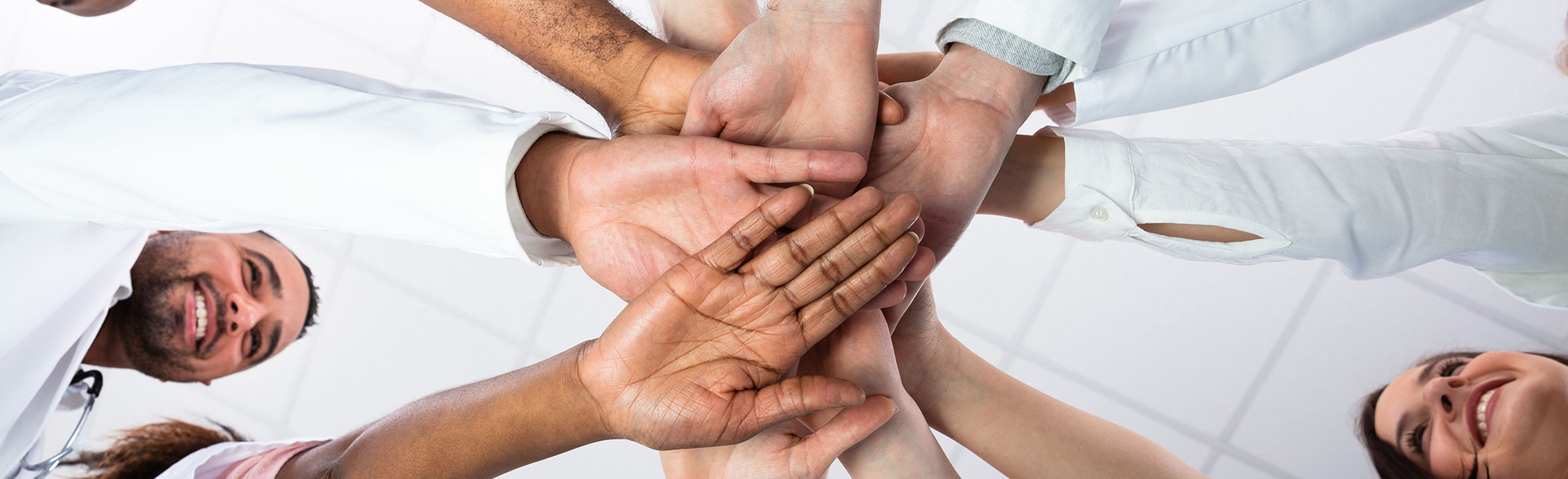 Team with all hands
